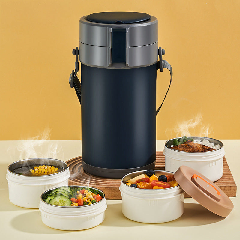 🔥New Hot Selling❤️‍🔥Stainless Steel Multi-layer Large-capacity Extra-long Insulated Lunch Box