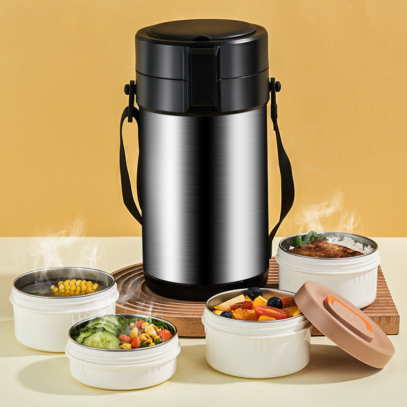 🔥New Hot Selling❤️‍🔥Stainless Steel Multi-layer Large-capacity Extra-long Insulated Lunch Box