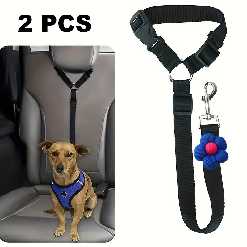 🔥New Hot Selling❤️‍🔥 2-in-1 Dog Car Seat Belt & Walking Leash