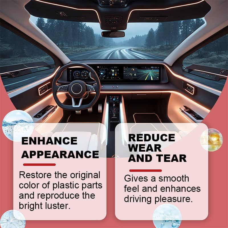 💐50% OFF !Car Plastic Renovation Cleaning & Coating