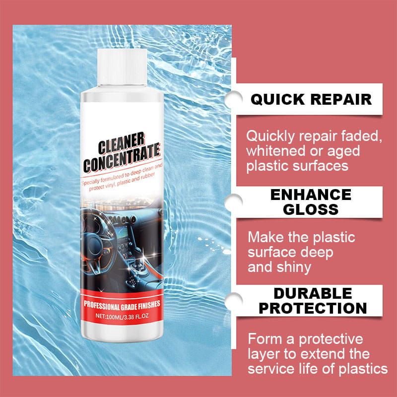 💐50% OFF !Car Plastic Renovation Cleaning & Coating