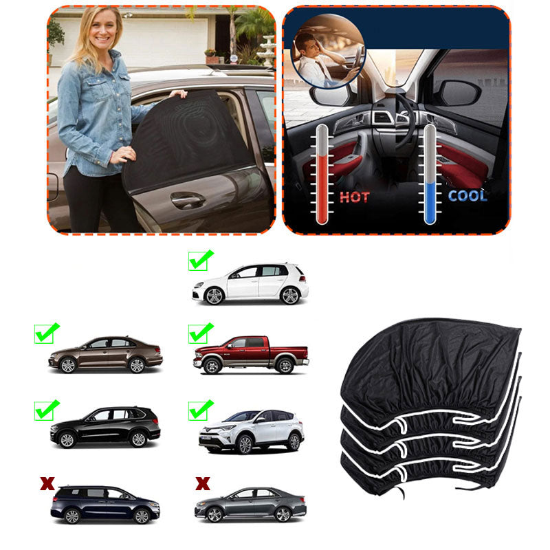 💖HOT SALE 49% OFF💖 2PCS Breathable Mesh Car Window Shades