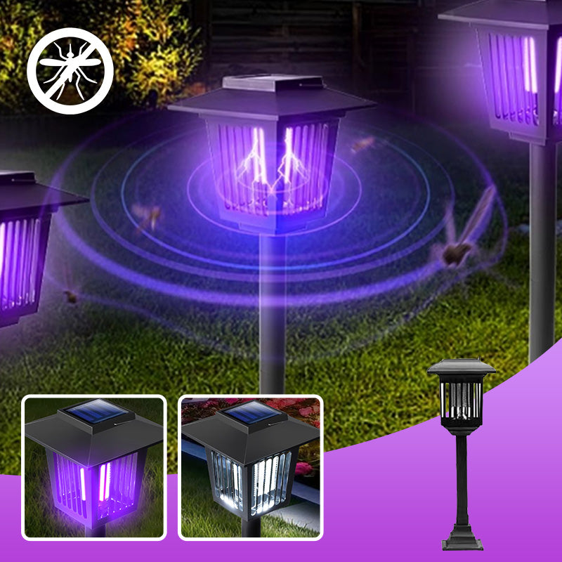 🦟 50% OFF! Solar bug zapper – dual light (purple + white), auto day/night, 3 styles. 50K+ sold! ☀️🔋