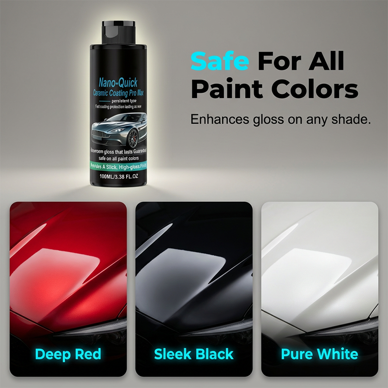 ⏰Last 60% off👉High-Gloss Hydrophobic Nano Ceramic Coating Spray🚗