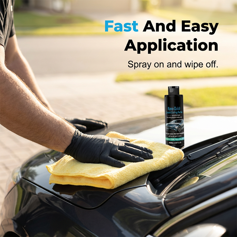 ⏰Last 60% off👉High-Gloss Hydrophobic Nano Ceramic Coating Spray🚗