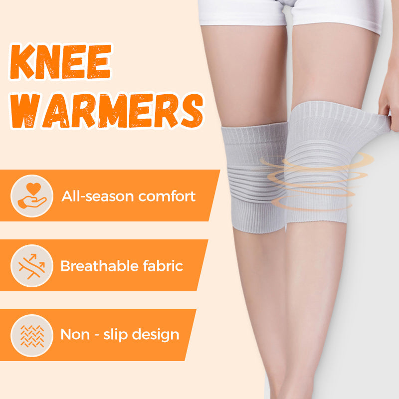 🔥Buy 1 get 1 free🔥 Unisex knee warmers – breathable, non-slip, all-season soft. 4 colors. 50K+ sold! 🦵✨