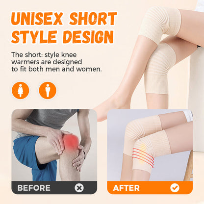 🔥Buy 1 get 1 free🔥 Unisex knee warmers – breathable, non-slip, all-season soft. 4 colors. 50K+ sold! 🦵✨
