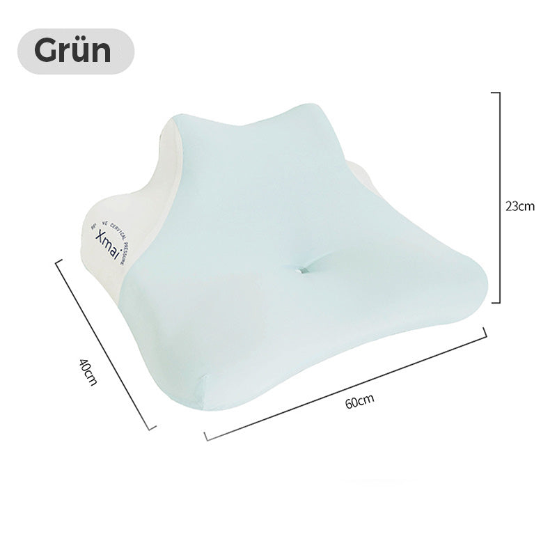 🛏️ 50% OFF! Ergonomic memory foam pillow – for side, back, stomach sleepers. Breathable, washable cover. 50K+ sold! 💤✨