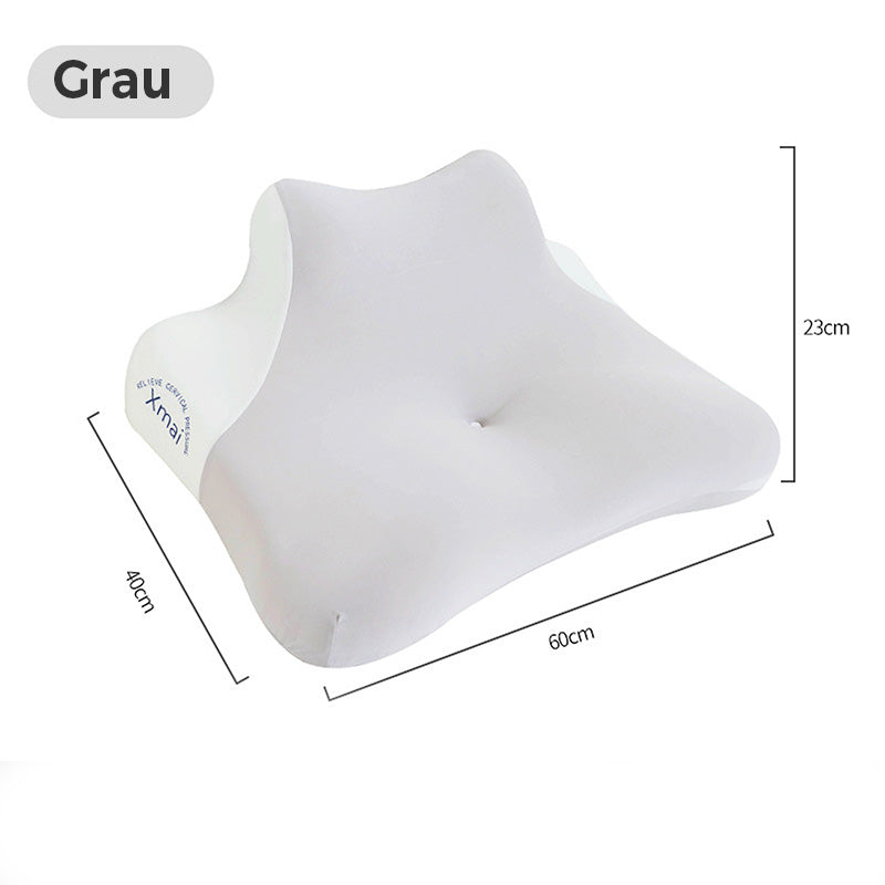🛏️ 50% OFF! Ergonomic memory foam pillow – for side, back, stomach sleepers. Breathable, washable cover. 50K+ sold! 💤✨