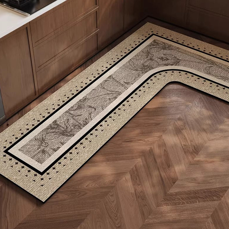 🌸 Spring sale! Floral kitchen mat – absorbs water instantly, stays put. Say goodbye to wet footprints. 🚿