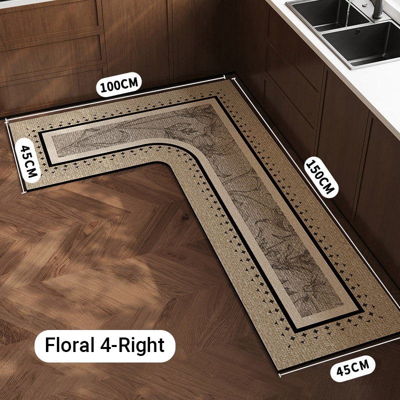 🌸 Spring sale! Floral kitchen mat – absorbs water instantly, stays put. Say goodbye to wet footprints. 🚿