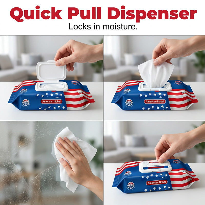 ✨ Streak-Free Glass Cleaning Wipes – Clean with a Single Wipe – Pay on Delivery 🧼✅