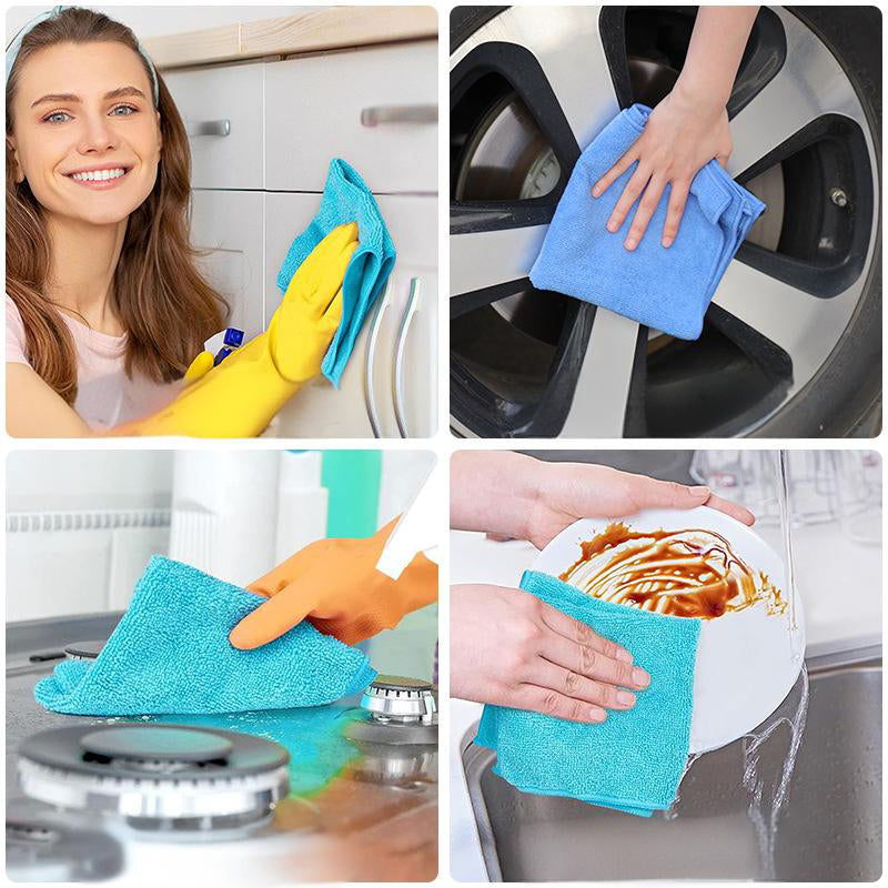 🍽️ Microfiber cloth. Absorbent. Lint-free. Quick-dry. 50% OFF. 🧼