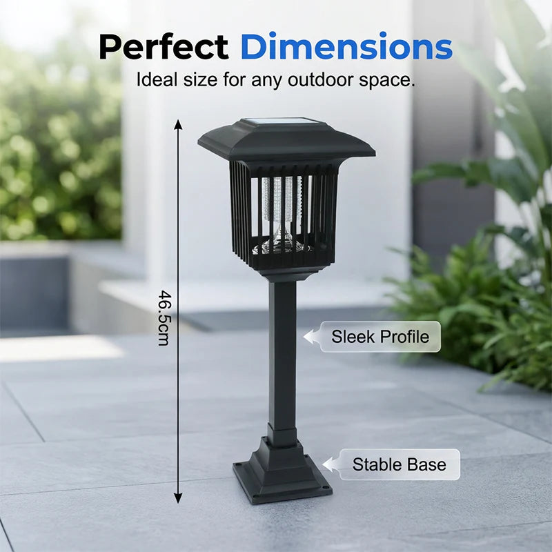 🦟 50% OFF! Solar bug zapper – dual light (purple + white), auto day/night, 3 styles. 50K+ sold! ☀️🔋