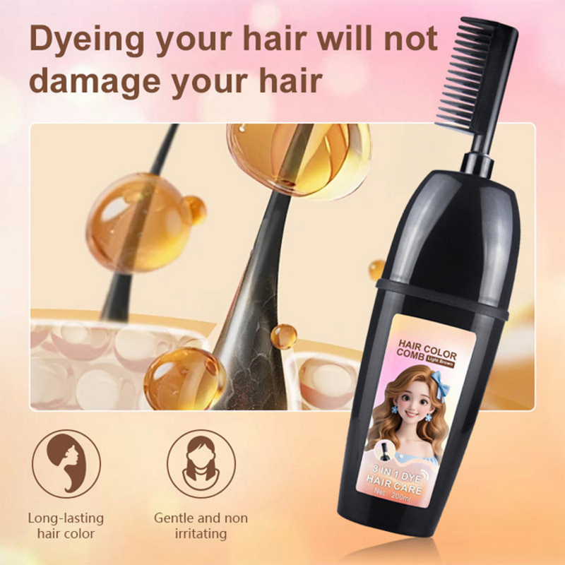 🔥Best Seller 50% Off!!🦄3-in-1 Hair Dye Comb💇‍♀️