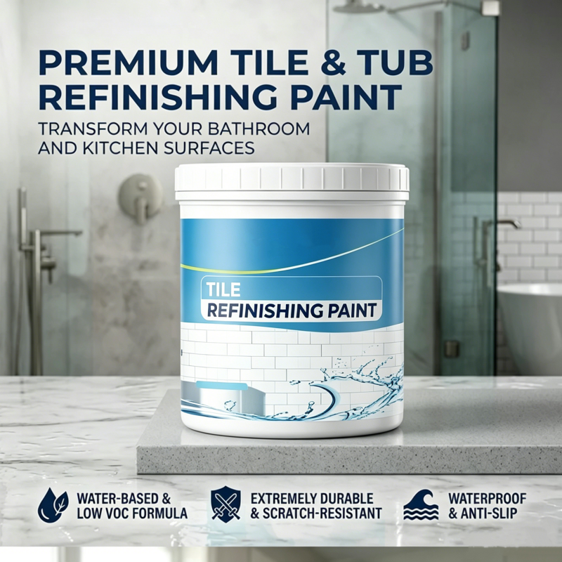 🥳HOT SALE🥳💞50K+ SOLD! Refinishing Paint – From £7.99! Water-based, scratch-resistant & waterproof. Renew tiles – grab yours! ✅