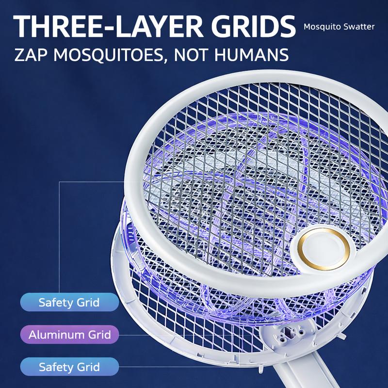 💖HOT SALE 49% OFF💖Foldable Electric Mosquito Swatter - Automatic Mosquito-Attracting