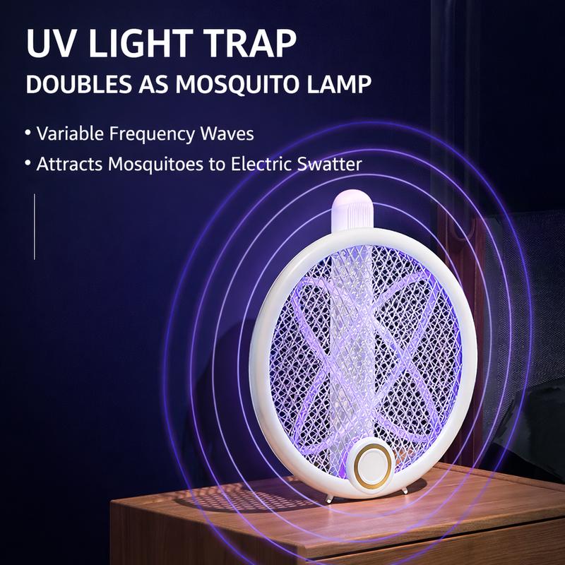 💖HOT SALE 49% OFF💖Foldable Electric Mosquito Swatter - Automatic Mosquito-Attracting