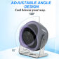 🏆2026 Desk Fan – USB Rechargeable with LED Display 📊 | 100 Speeds, 120° Tilt & Full Oscillation ↔️ | Ultra-Quiet for Bedroom 😴, Office 🖥️ & Camping 🏕️ | Up to 24H Battery ⚡