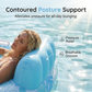 Inflatable Pool Float with Removable Sun Canopy
