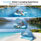 Inflatable Pool Float with Removable Sun Canopy