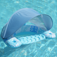 Inflatable Pool Float with Removable Sun Canopy