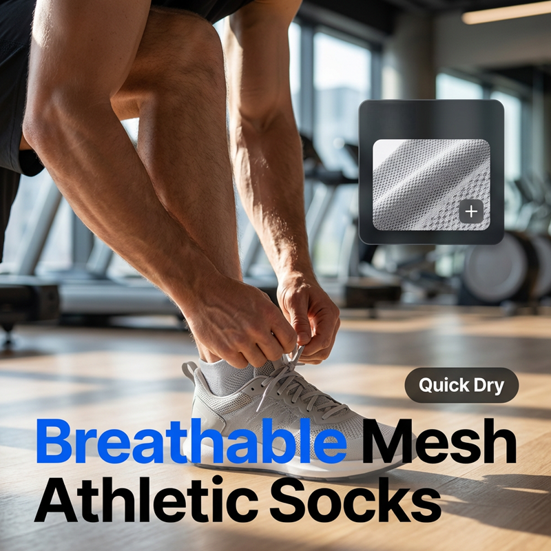 🔥Buy 1 get 1 free🔥  Men's Breathable Antibacterial Ankle Socks