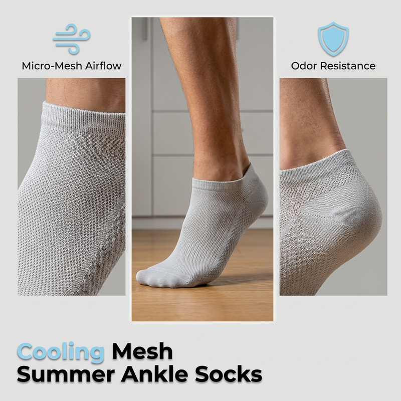 🔥Buy 1 get 1 free🔥  Men's Breathable Antibacterial Ankle Socks