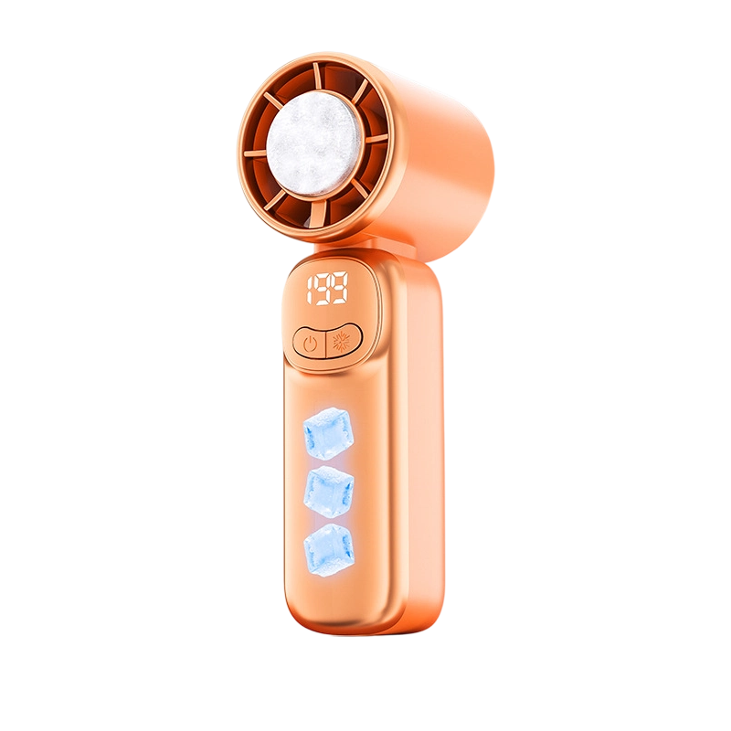 🌬️LAST DAY 60% OFF‼️ 💥Portable Mini Hand Fan❄️Semiconductor Cooling🌬️199 Adjustable Speeds📟LED Digital Display USB Recharge Pocket Cold Fan