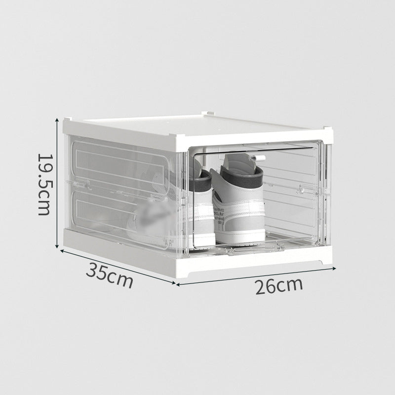 🥳2026 HOT SALE🥳💞50K+ SOLD!🧺✨ 50% OFF! Integrated Thickened Shoe Storage Box – No tools, stackable, keeps shoes dust‑free. 👟📦