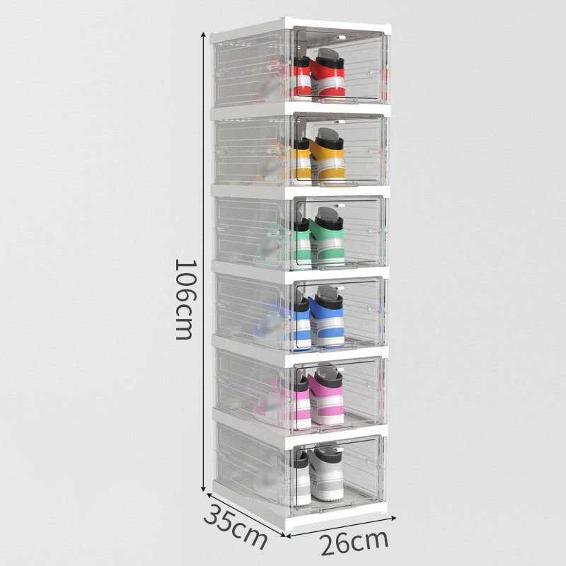 🥳2026 HOT SALE🥳💞50K+ SOLD!🧺✨ 50% OFF! Integrated Thickened Shoe Storage Box – No tools, stackable, keeps shoes dust‑free. 👟📦