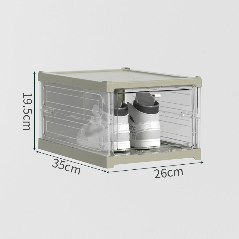 🥳2026 HOT SALE🥳💞50K+ SOLD!🧺✨ 50% OFF! Integrated Thickened Shoe Storage Box – No tools, stackable, keeps shoes dust‑free. 👟📦