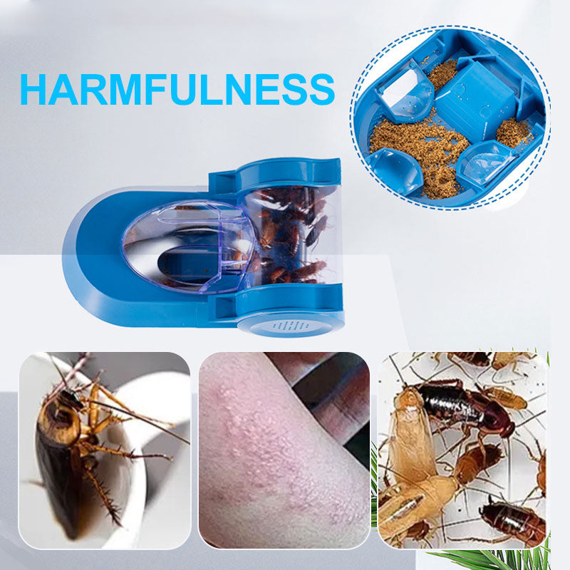 🥳2026 HOT SALE🥳💞50K+ SOLD!🪳🛡️ 50% OFF! Household Cockroach Trap – Powerful bait, enclosed design. Reusable, eco‑friendly. Keep kitchen pest‑free. ✨🍽️