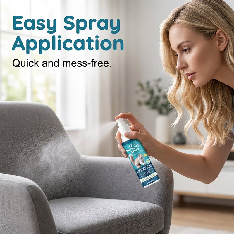 🥳2026 HOT SALE🥳💞50K+ SOLD!🌿🐱 50% OFF! Herbal Pet Deterrent Spray – Stops scratching, safe for cats & kittens. Protect sofas & plants. 🌸✨