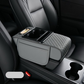 Car Armrest Cushion,5-in-1 Center Console Cover with 2 Storage Bags Cup Holder, Tissue Box Slot, Phone Slot for Sedans, Car Accessories Interior Organizers
