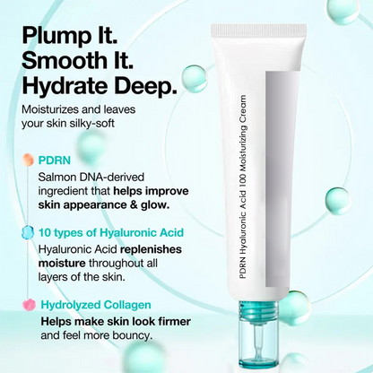 🥳2026 HOT SALE🥳💞50K+ SOLD!👸💧 50% OFF! PDRN Hyaluronic Cream – 10 types HA, +122% hydration. Clinical luxury, drop‑by‑drop. Youth in a tube! ✨👑