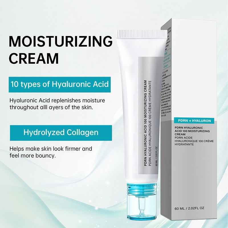 🥳2026 HOT SALE🥳💞50K+ SOLD!👸💧 50% OFF! PDRN Hyaluronic Cream – 10 types HA, +122% hydration. Clinical luxury, drop‑by‑drop. Youth in a tube! ✨👑