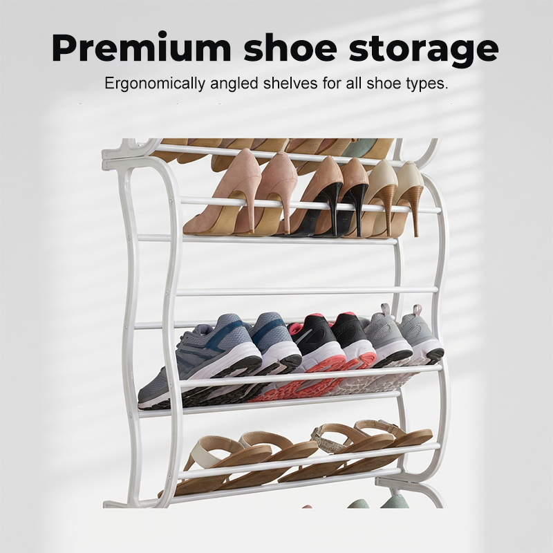 👟50% OFF NOW! 🏆 Over-the-Door Shoe Rack Organizer – 24 pockets & tool-free install – Fits standard doors, holds up to 24 pairs – perfect for entryway or closet 🚪✨