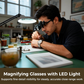 🥳2026 HOT SALE🥳💞50K+ SOLD!🔎💡 50% OFF! Precision LED Magnifier for Electronics – High‑clarity lens, bright LEDs & hands‑free stand. Perfect for soldering, repairs & crafts – see every detail clearly! 🛠️✨