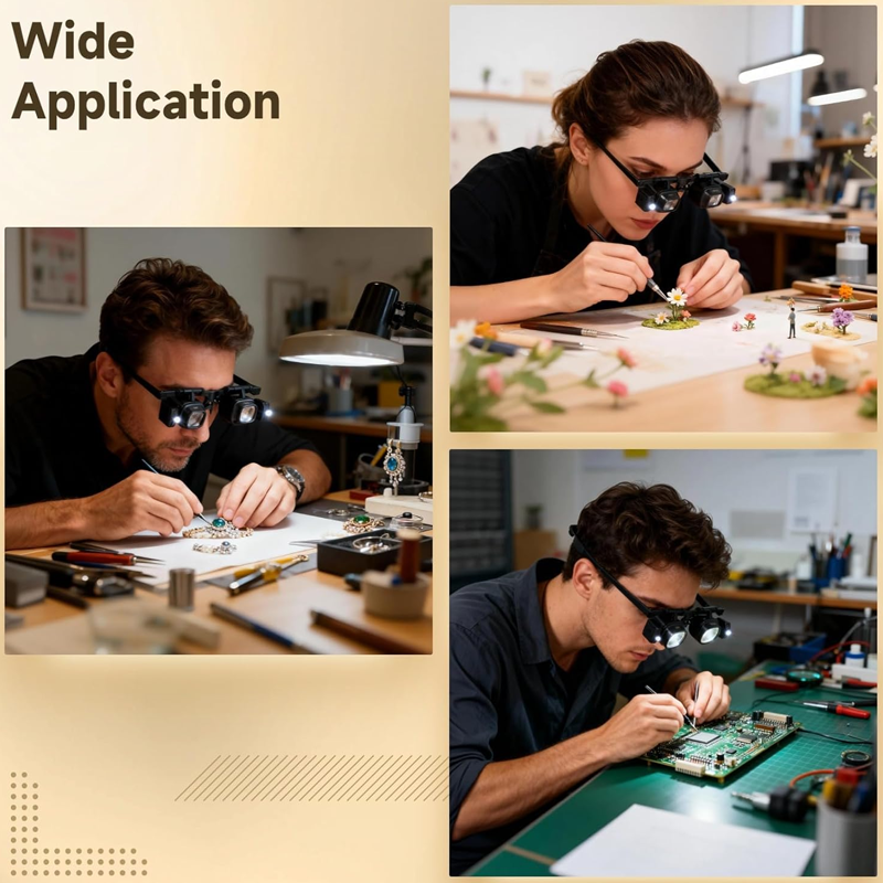 🥳2026 HOT SALE🥳💞50K+ SOLD!🔎💡 50% OFF! Precision LED Magnifier for Electronics – High‑clarity lens, bright LEDs & hands‑free stand. Perfect for soldering, repairs & crafts – see every detail clearly! 🛠️✨