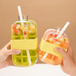 ❄️2-in-1 Ice Cube Maker Water Bottle Built-In Ice Tray, Food-Grade Silicone, Bpa-Free. Make Ice & Store Water In One Bottle – Ideal For Gym, Office & Travel! 🏋️‍♂️💼✈️