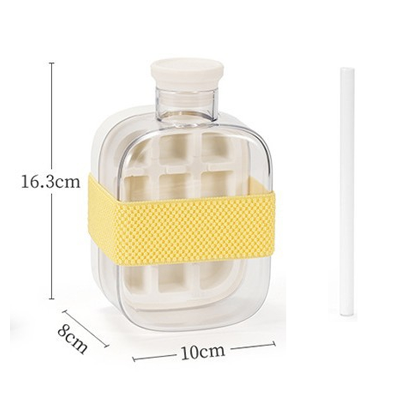 ❄️2-in-1 Ice Cube Maker Water Bottle Built-In Ice Tray, Food-Grade Silicone, Bpa-Free. Make Ice & Store Water In One Bottle – Ideal For Gym, Office & Travel! 🏋️‍♂️💼✈️