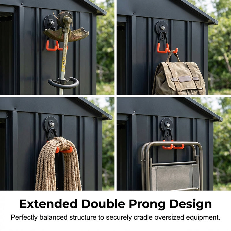 🦞⚡ Heavy-Duty Magnetic Double-Claw Hook – Secure Dual-Claw Grip, High Load Capacity, Ideal for Any Metal Surface (Fridge, Shelf, Cabinet) at Home or Garage 🧲💪☀️