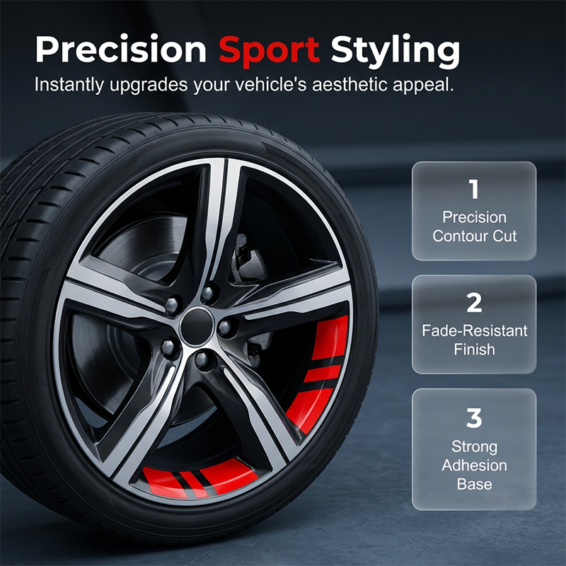 🥳2026 HOT SALE🥳💞50K+ SOLD!🚗✨ 50% OFF! Wheel Rim Reflective Stripes – Peel & stick, bright at night. Safer driving, instant style. 🛡️🌙