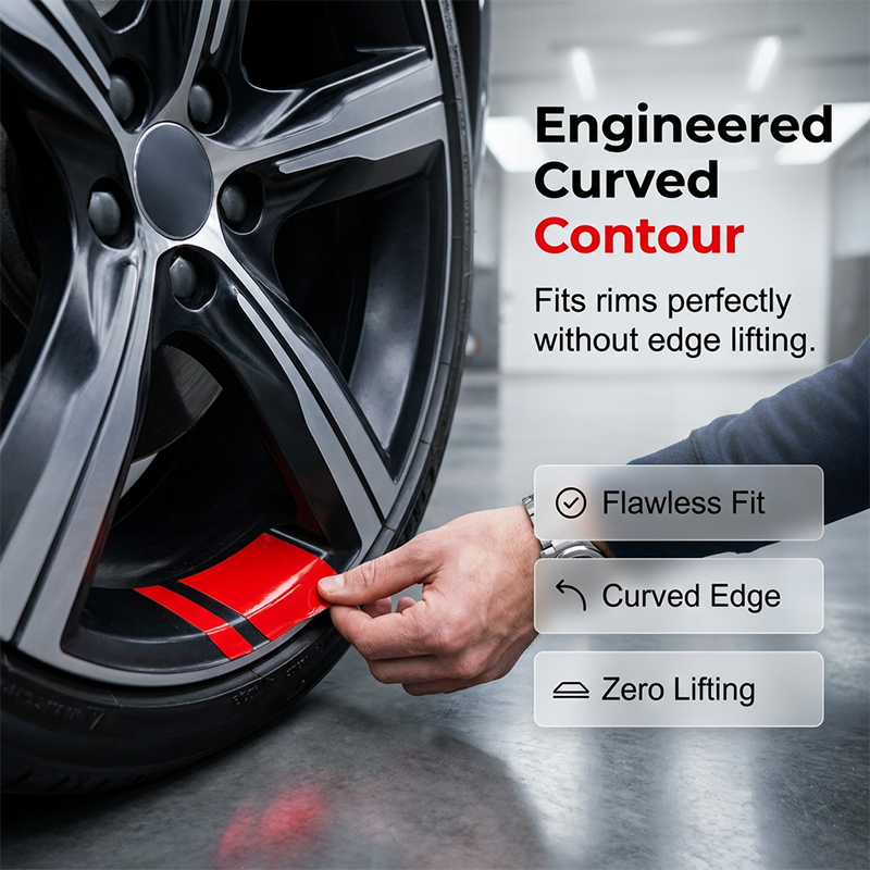 🥳2026 HOT SALE🥳💞50K+ SOLD!🚗✨ 50% OFF! Wheel Rim Reflective Stripes – Peel & stick, bright at night. Safer driving, instant style. 🛡️🌙