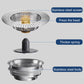 🔥New Hot Selling❤️‍🔥 Stainless Steel Sink Push-Button Drain Stopper