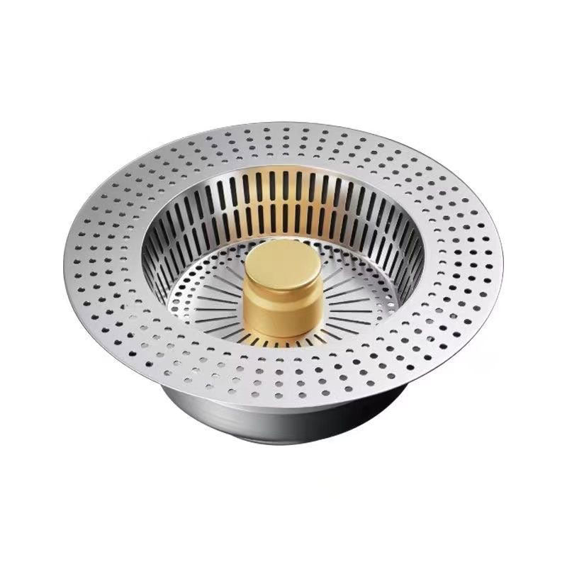 🔥New Hot Selling❤️‍🔥 Stainless Steel Sink Push-Button Drain Stopper