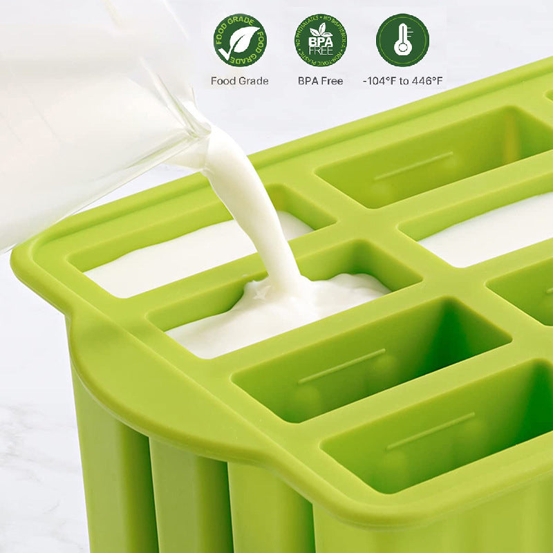 🔥2026 New Arrival🔥12-Cavity Silicone Popsicle Mold