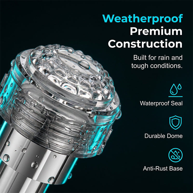 Wire-Free Motorcycle Valve Cap Light