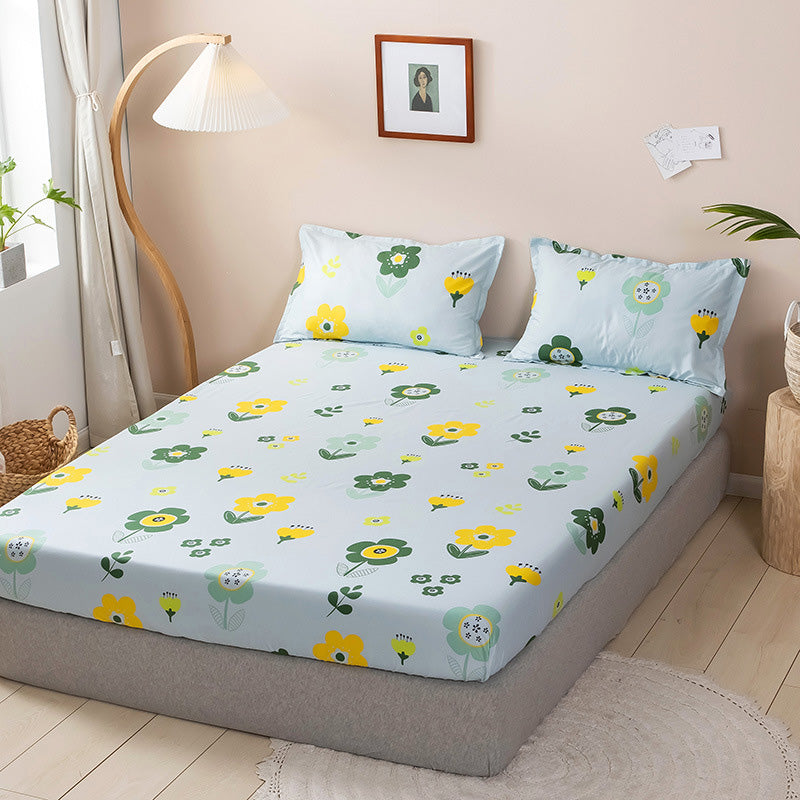 Breathable & Non-Pilling Fitted Sheet & Pillowcase Set